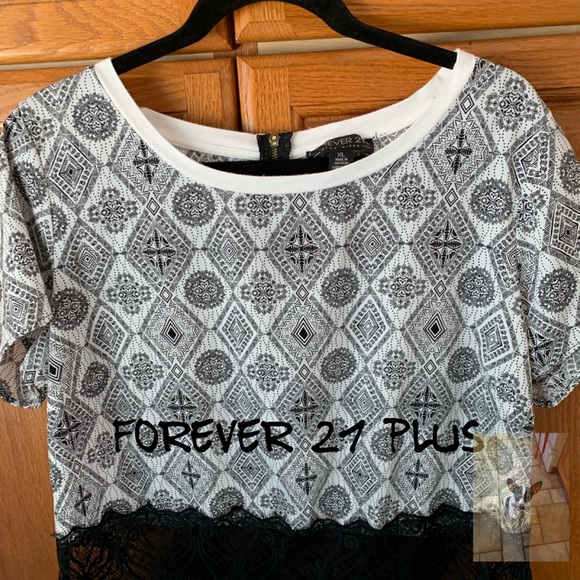 Forever 21 Tops - 5 for $20 Black and white blouse